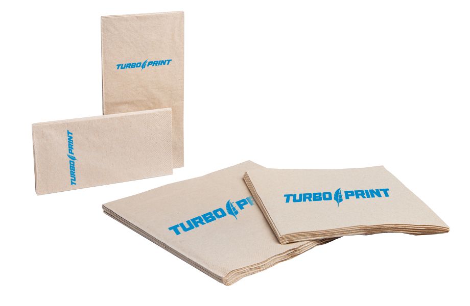 Tovaglioli con piega a 1/4