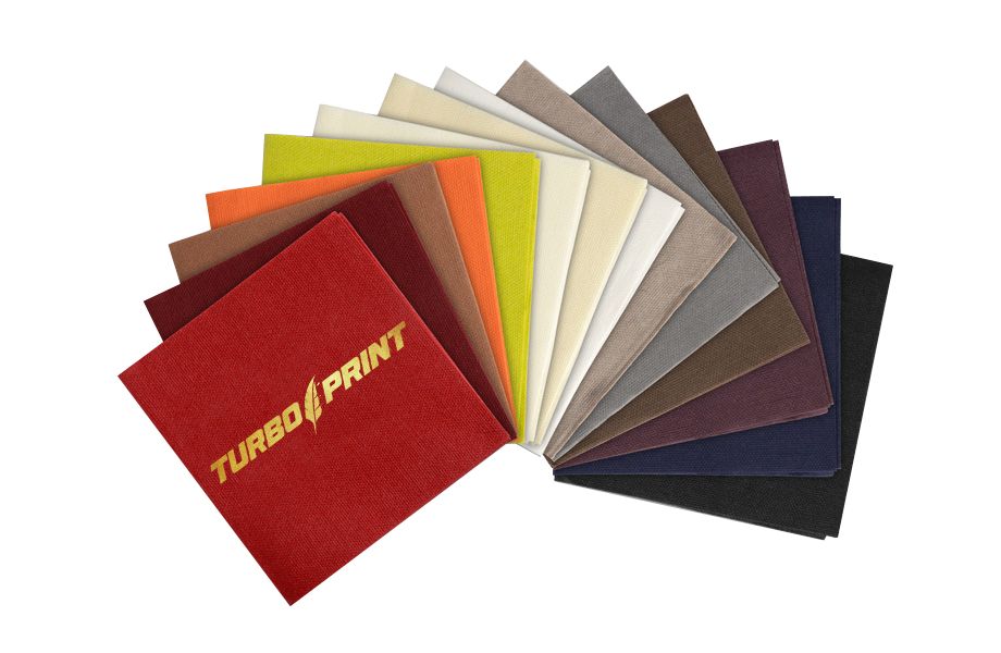 Tovaglioli con piega a 1/8