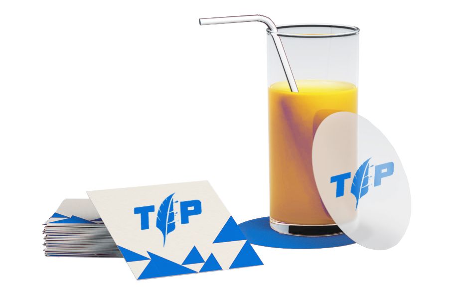 Sottobicchieri di carta