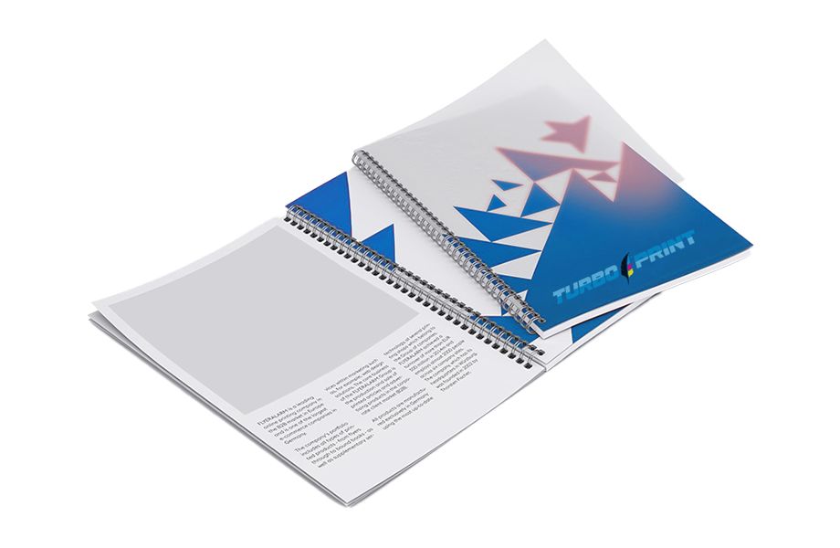 Riviste con spiralatura e copertina protettiva