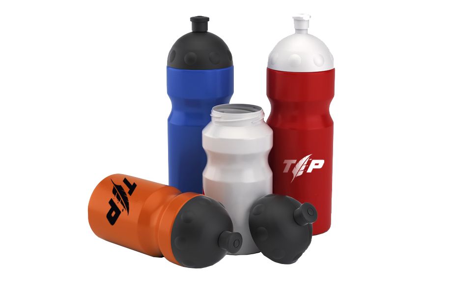 Borracce sportive con bordo colorato