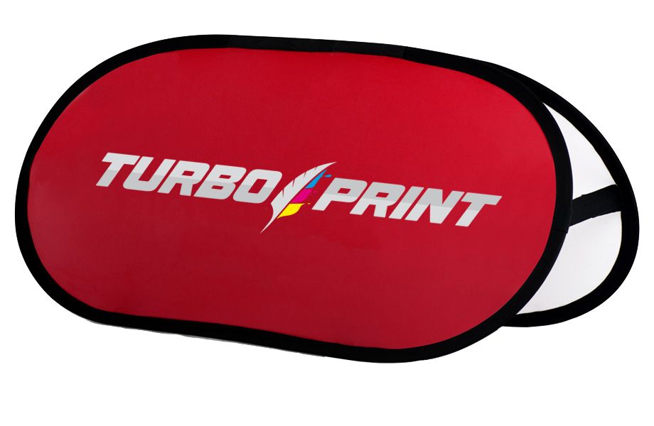 Banner da spiaggia pop-out, sistema incl. stampa