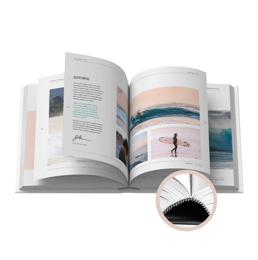 Libri con brossura fresata