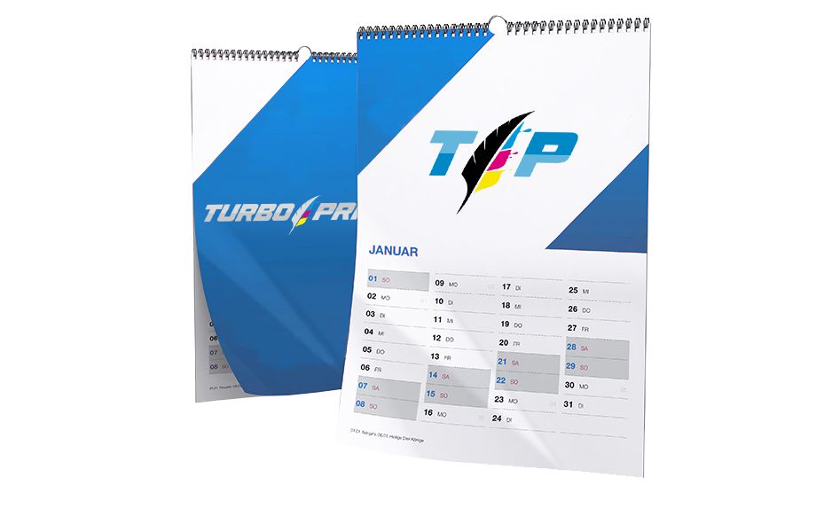 Calendari da parete con spiralatura Wire-O