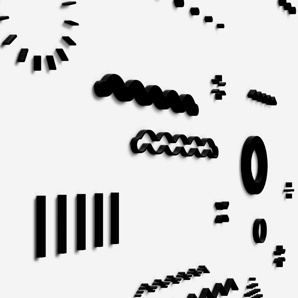 Scritte 3D Prespaziate