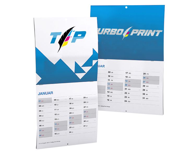 Calendari da parete a punti metallici