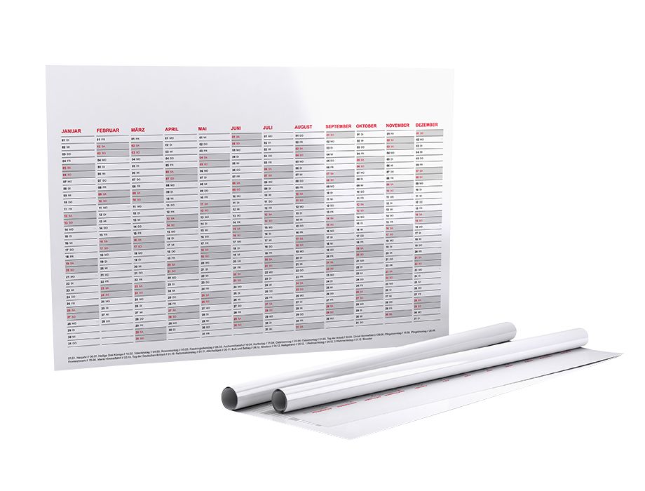 Planner annuale (stampa sul fronte)