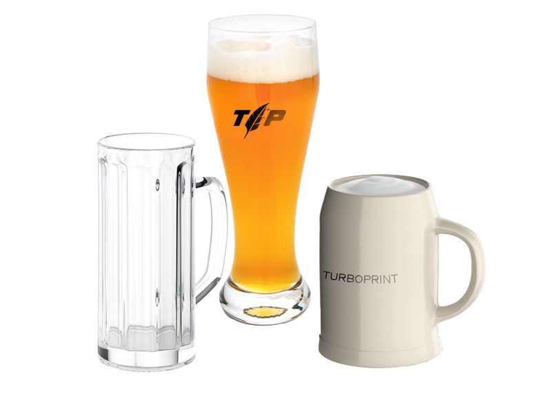 Bicchieri e boccali da birra