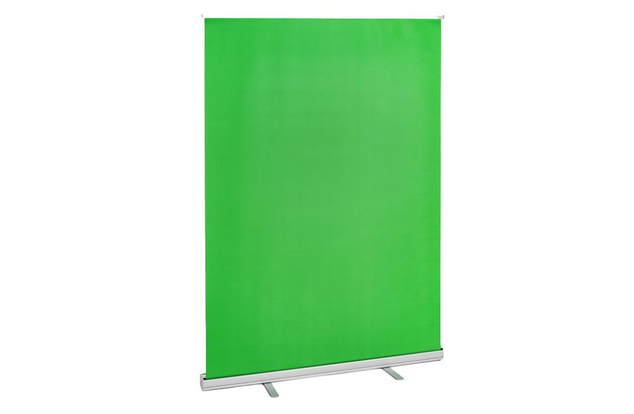 Roll-Up Classic green screen, sistema incl. stampa