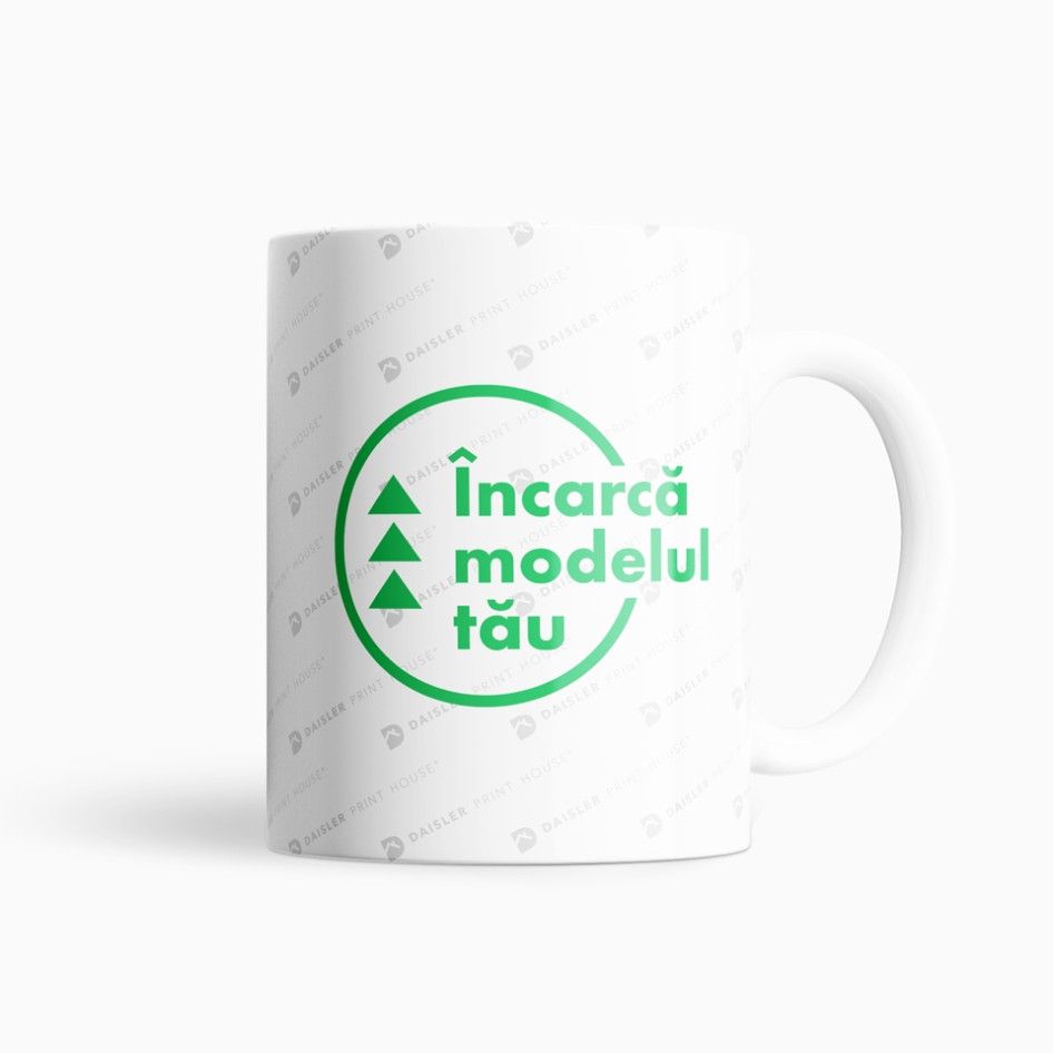 Cană simplă albă