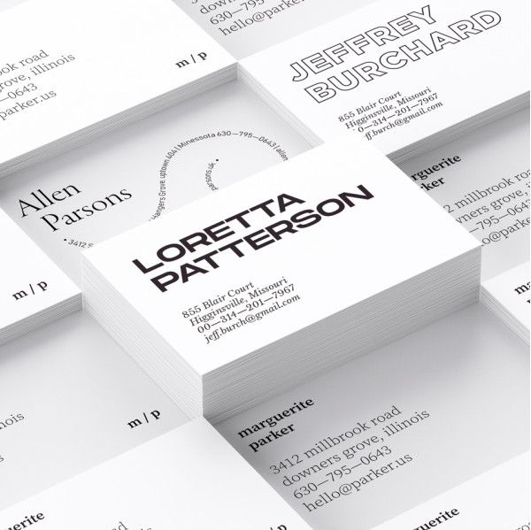 DESIGN - Carte de vizită