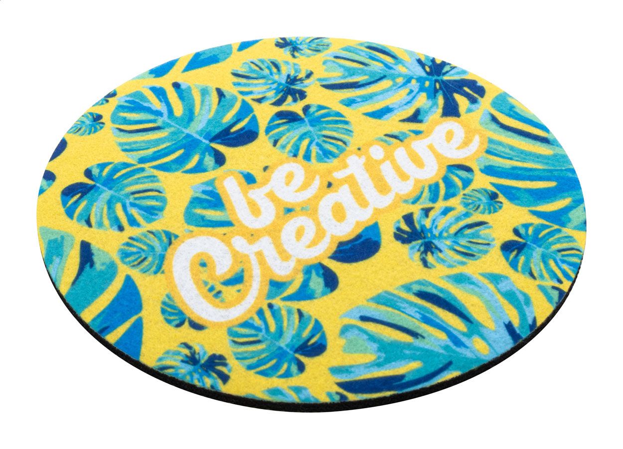 CreaFelt Drink Plus. coaster din fetru, RPET, cerc