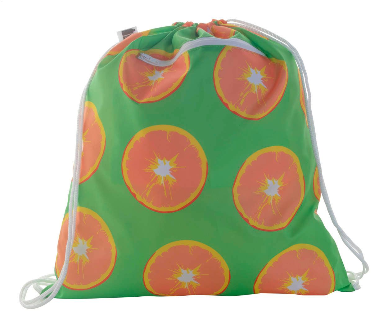 CreaDraw Zip RPET. rucsac cu cordon, personalizat