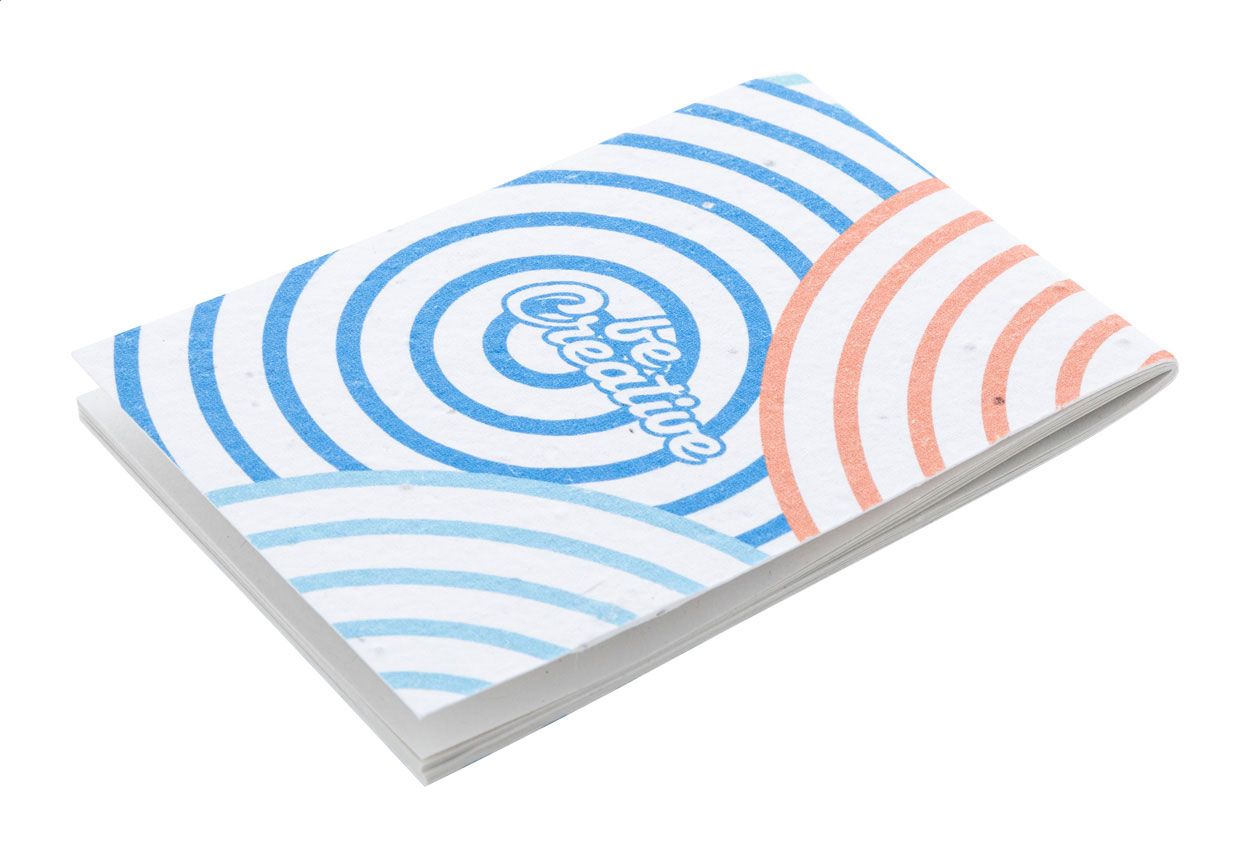 CreaNote Mini Seed. caiet personalizat din hârtie cu semințe