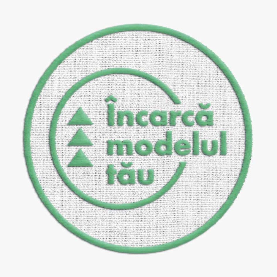 Patch cu broderie (10x10 cm)