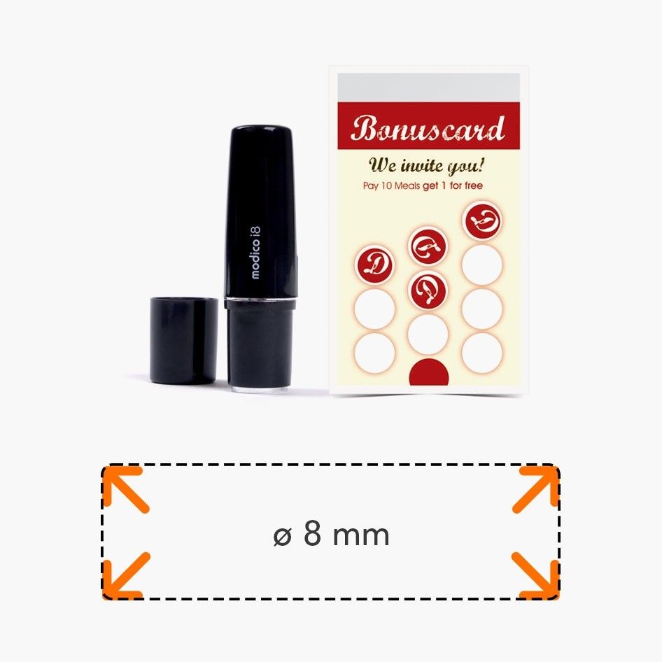 Ștampilă Modico i8 (ø8mm)