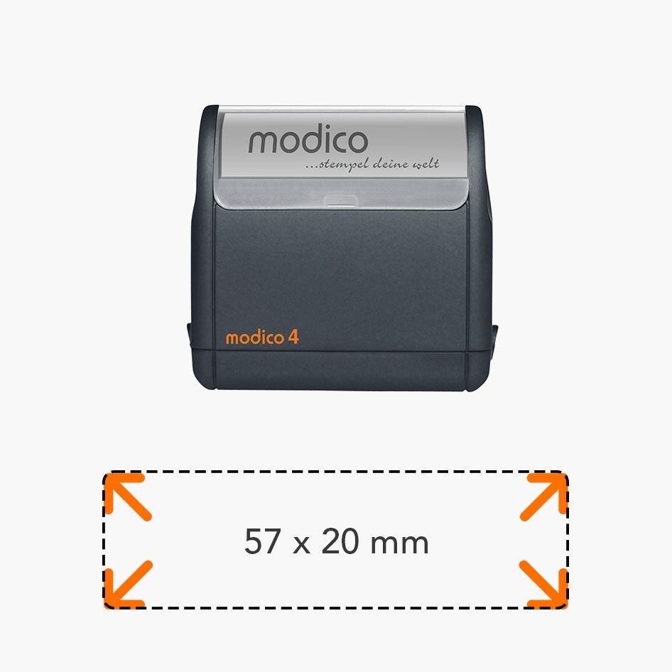 Ștampilă Modico 4 (57x20mm)