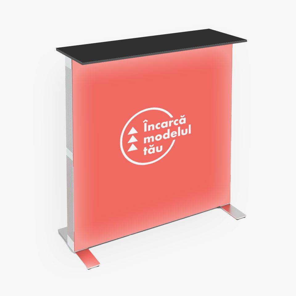 Pop-up desk textil LED (1x1m)