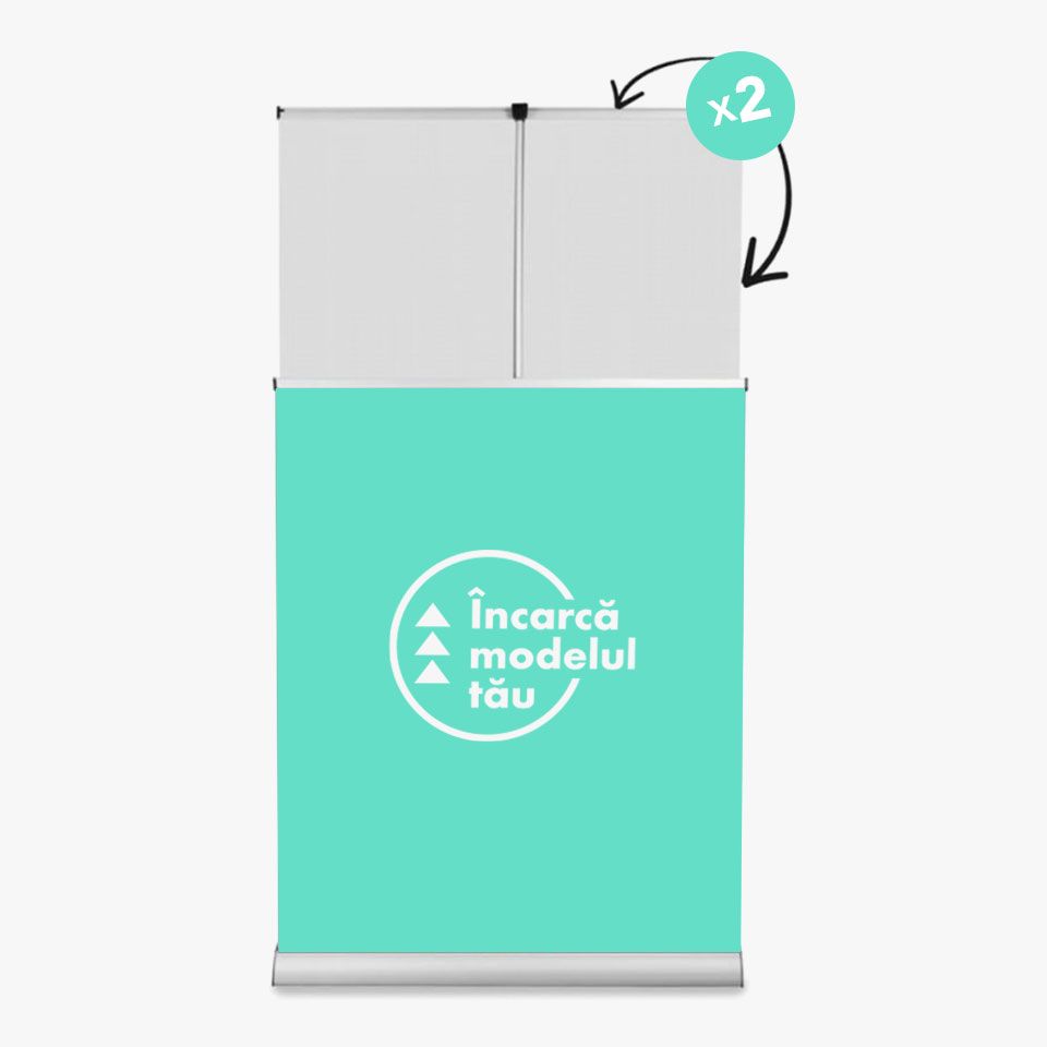 Roll-up dublu 100 cm