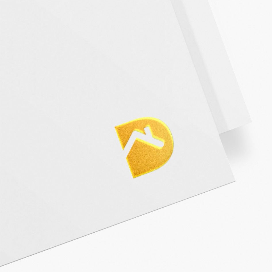 Carte de vizită cu lăcuire și folio 3D