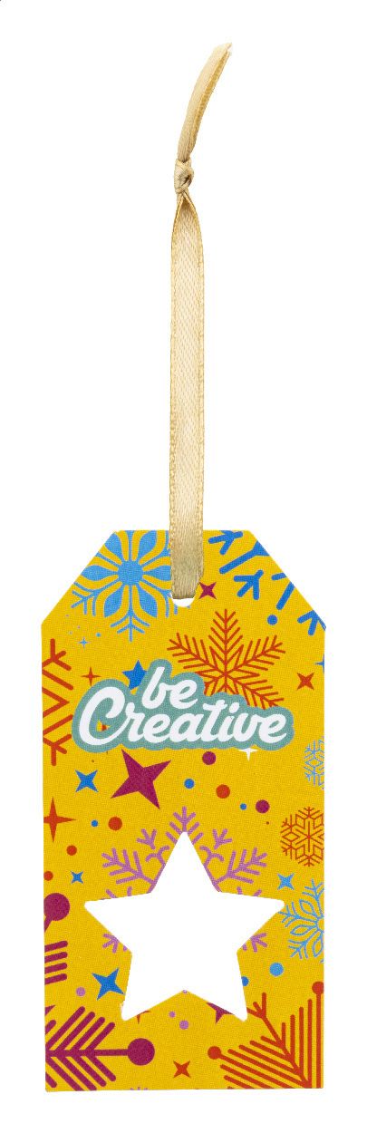 PrinTag Plus. etichetă cadou personalizată, stea