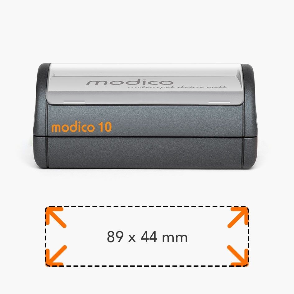 Ștampilă Modico 10 (89x44mm)