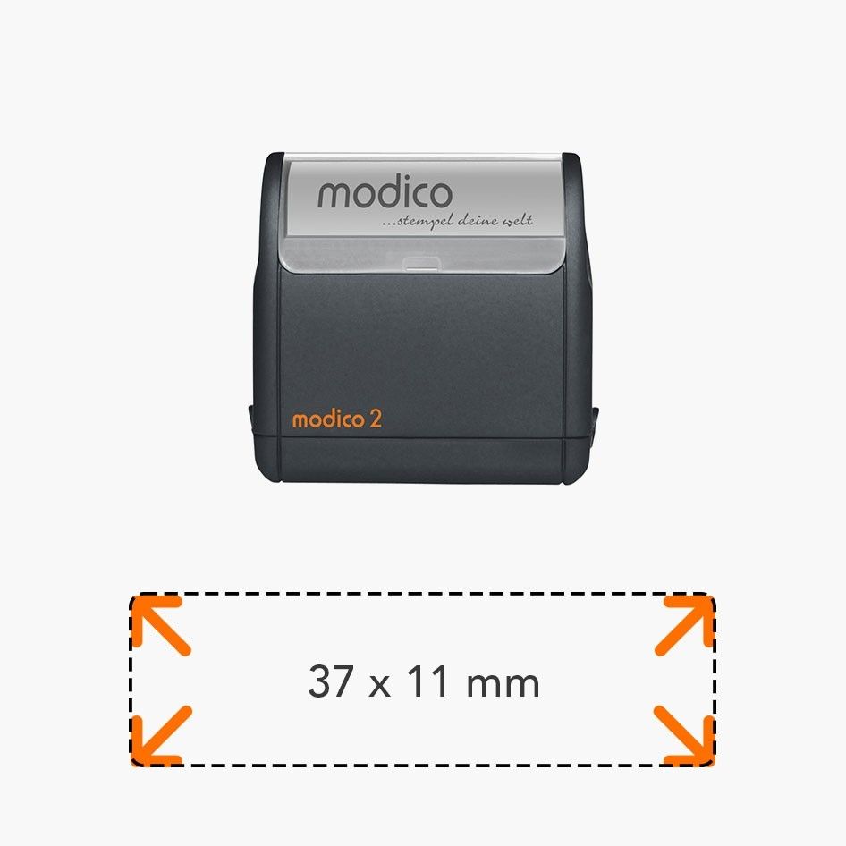 Ștampilă Modico 2 (37x11mm)