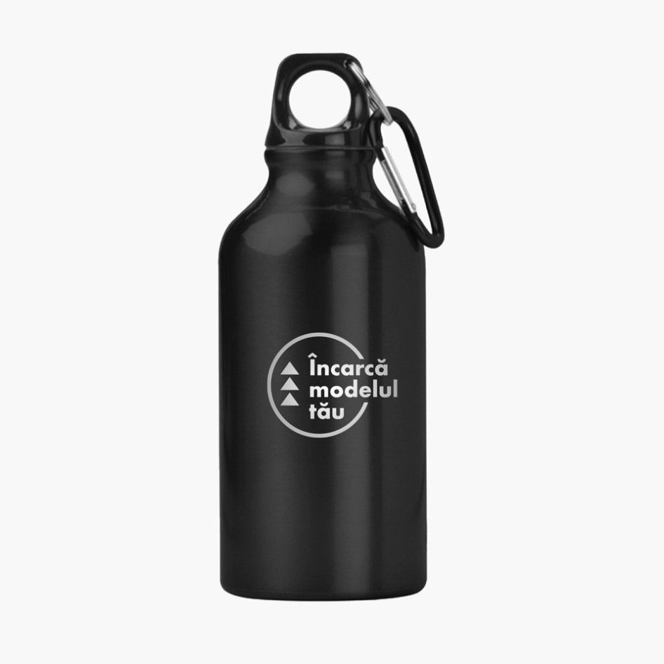 Bidon de apă negru 400ml.