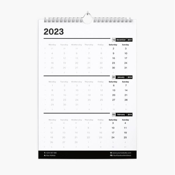 DESIGN - Calendar personalizat
