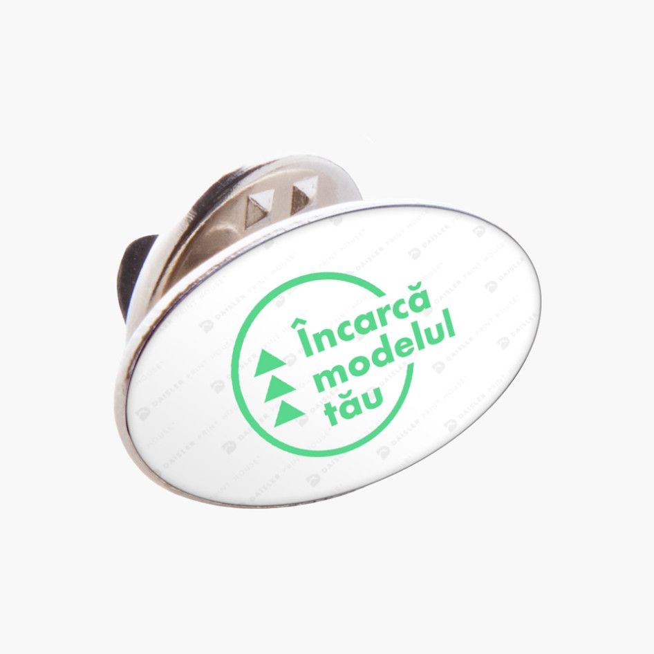 Pin metalic oval 20x11mm