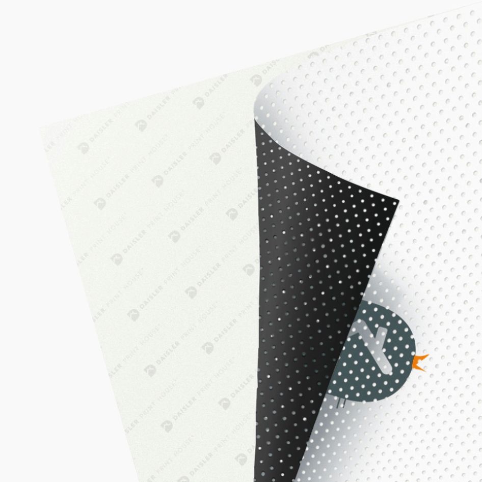 Autocolant PVC microperforat (window graphic)