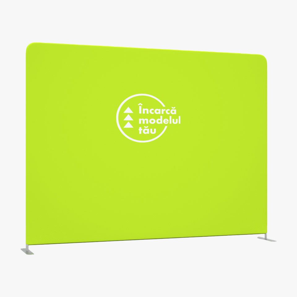 Pop-up textil drept L (3x2.3m)