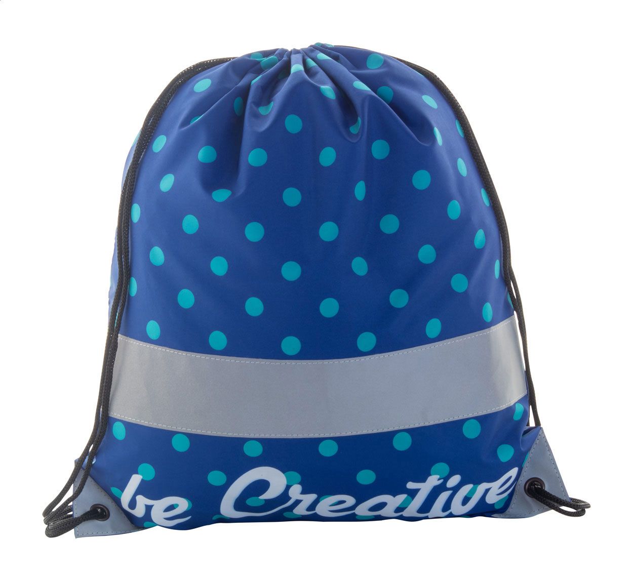 CreaDraw Reflect. Sac personalizat, reflectorizant, cu cordon, pentru copii