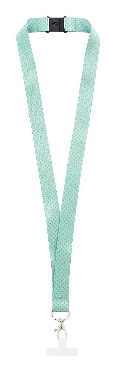 Subyard Mobile Slim Safe. Lanyard personalizat cu suport telefon mobil, RPET