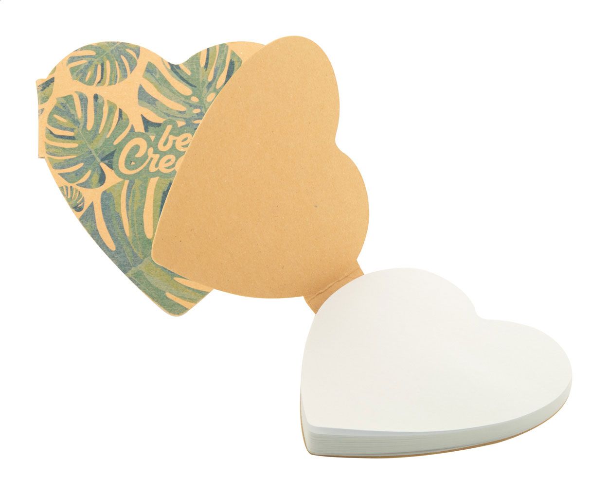 CreaStick Heart Eco. Carnețel sticky personalizat