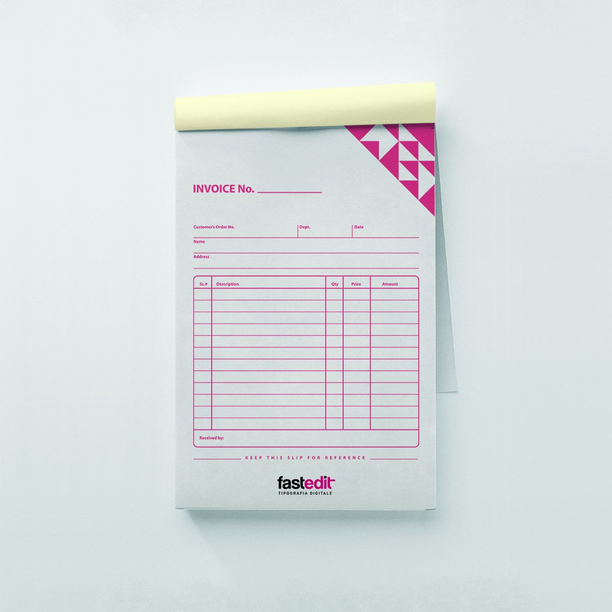 BLOCCHI IN CARTA CHIMICA