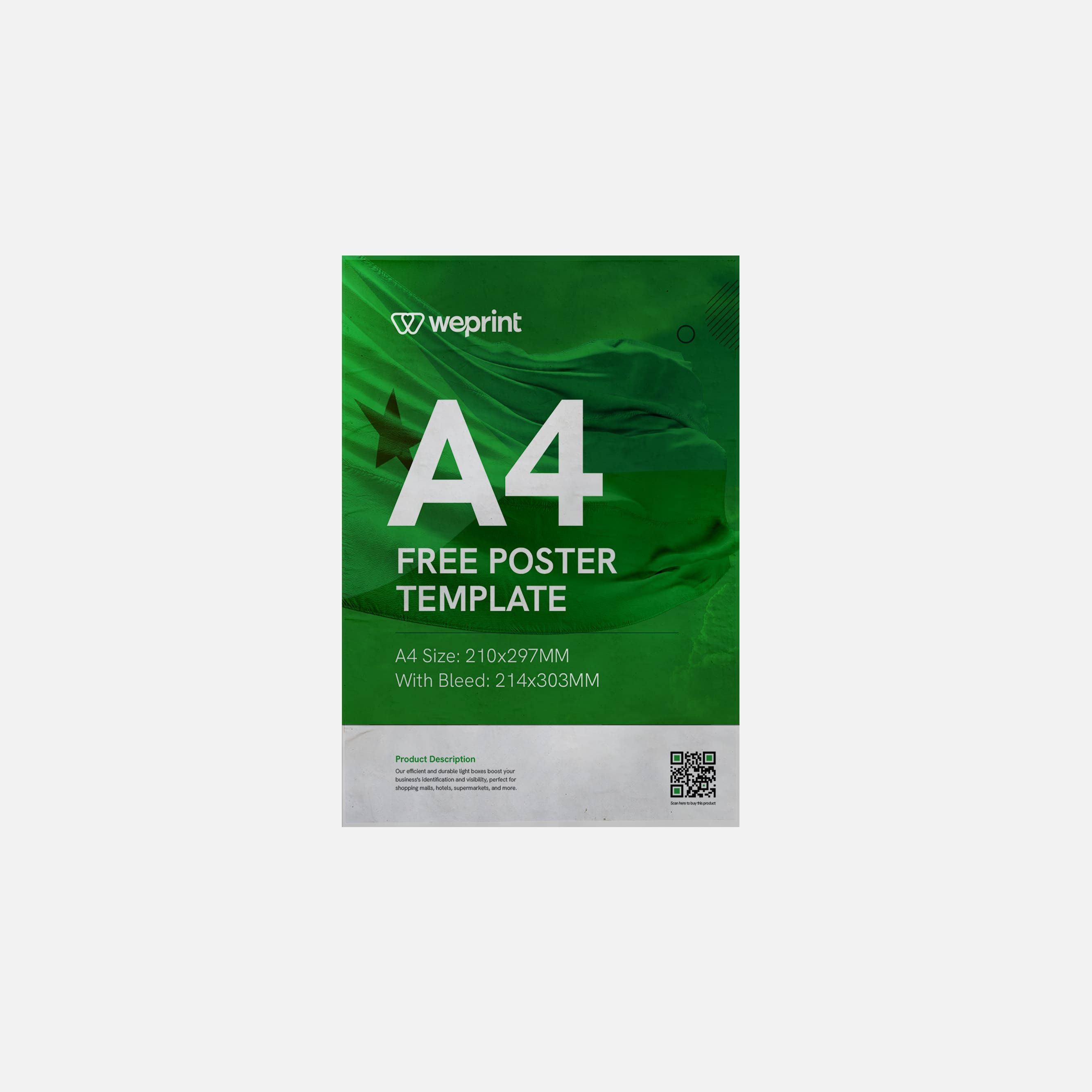 Self-adhesive posters
