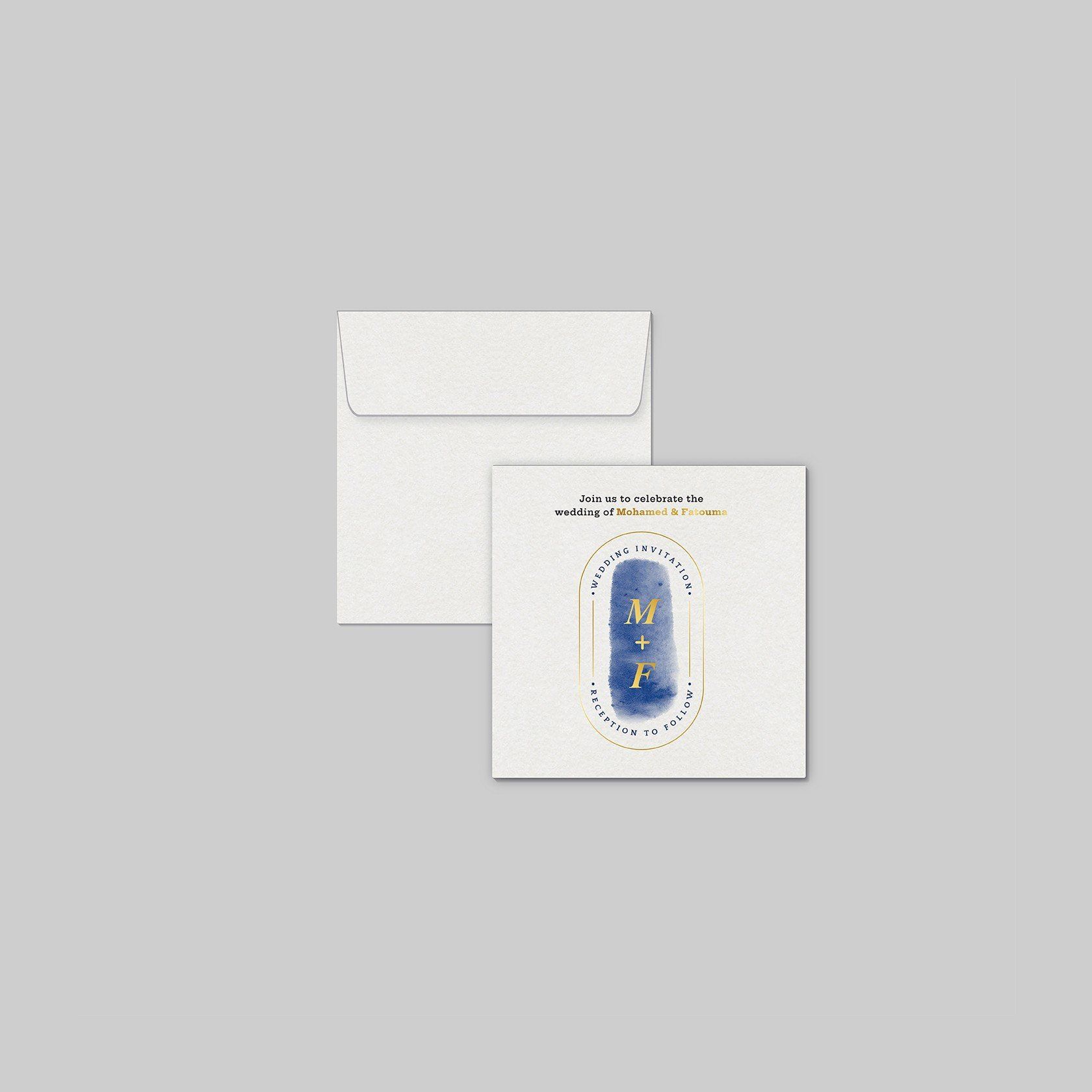 Envelope square - Ice Silver