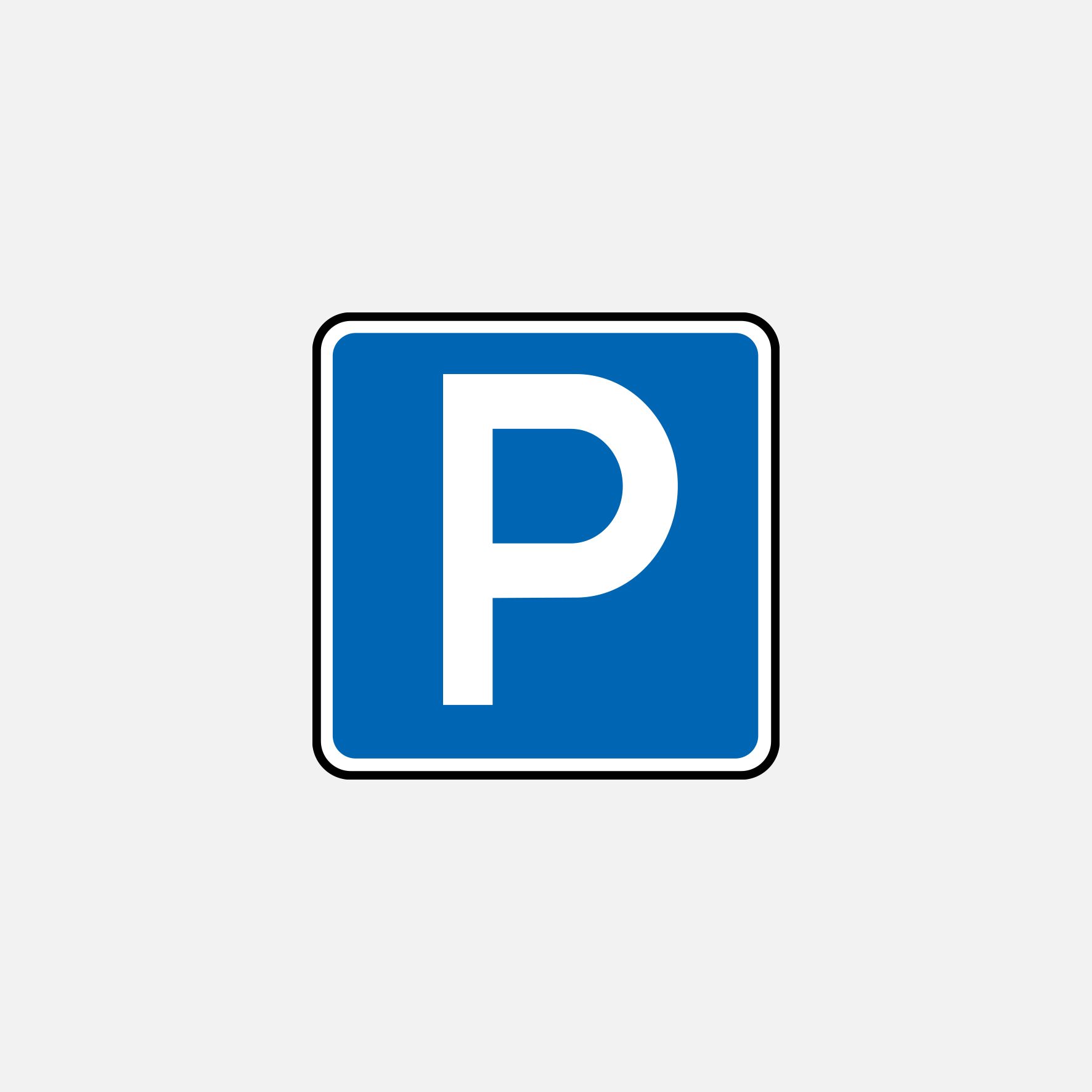 Road sign "Parking area"
