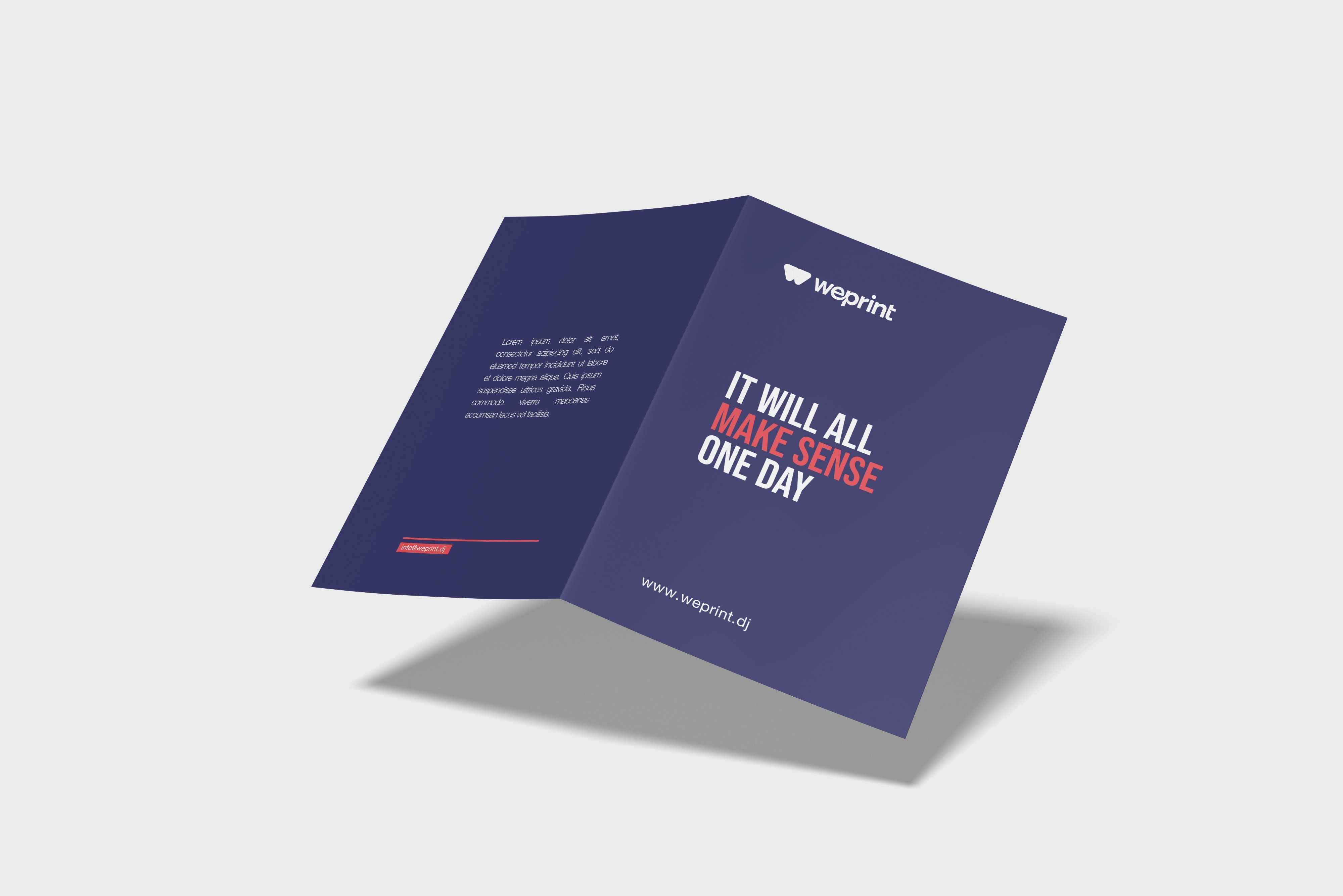 Dépliant deux volets