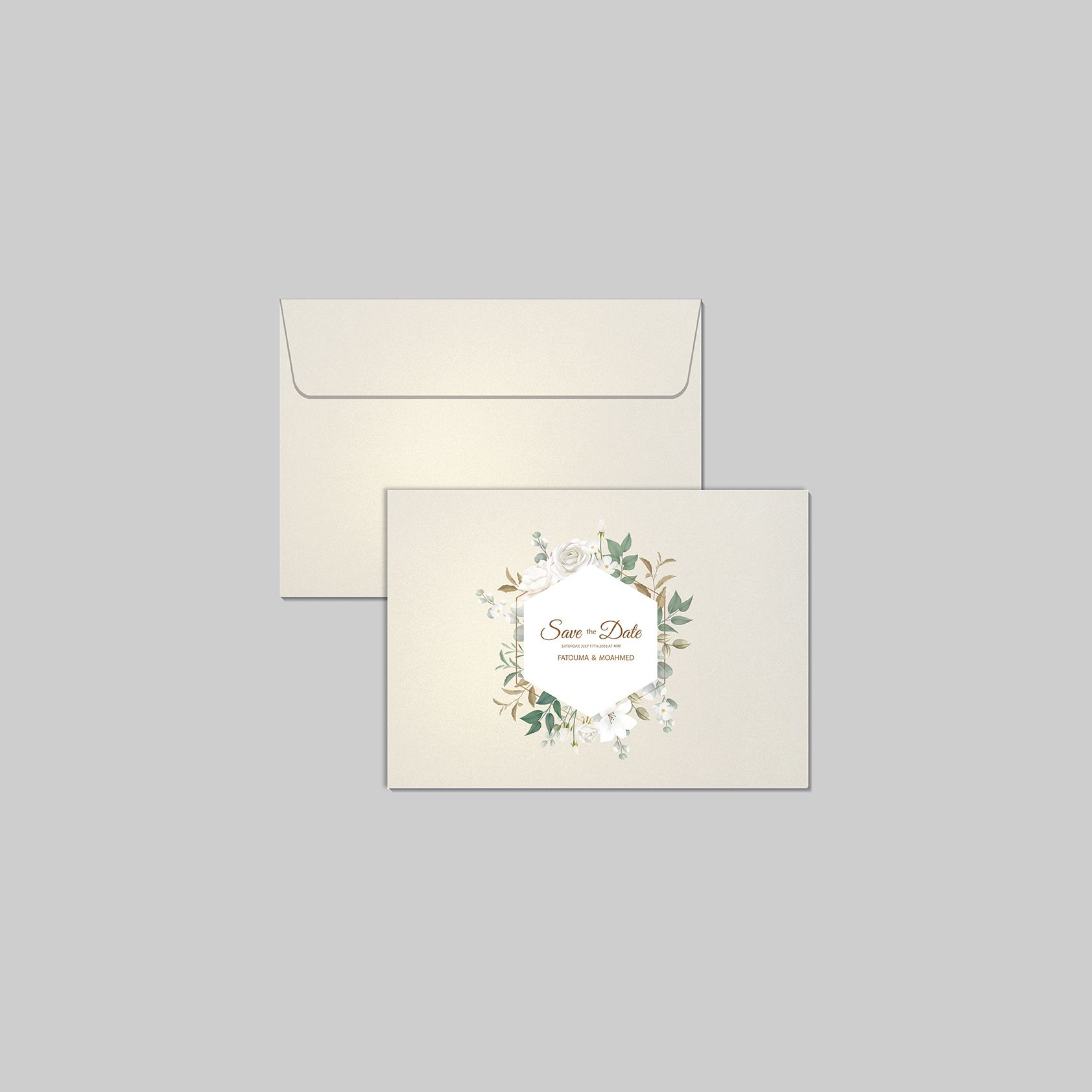 Enveloppe C5 - Or glacé