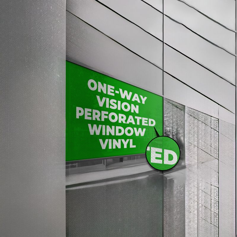 Stickers microperforés