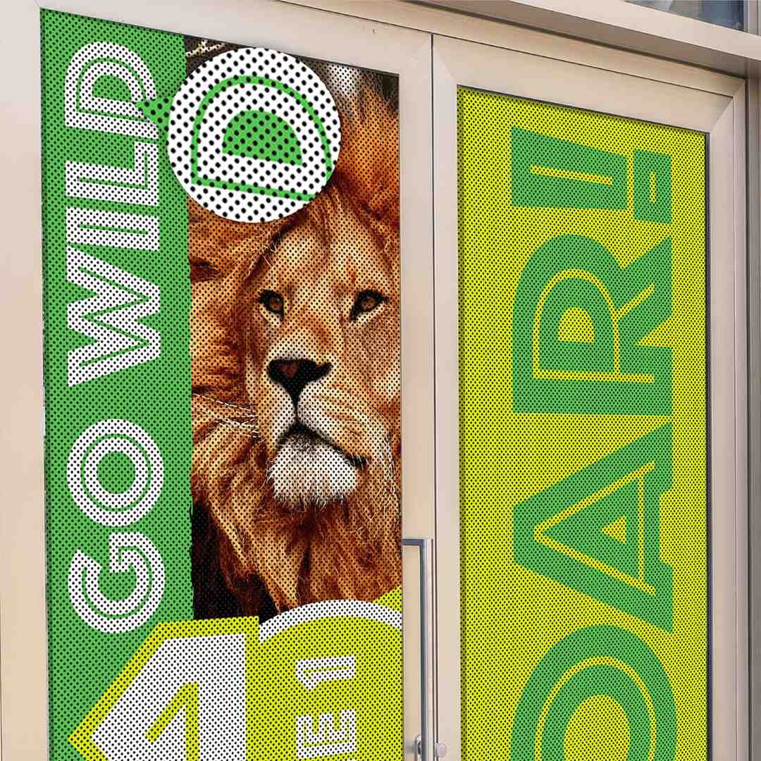 Stickers microperforés