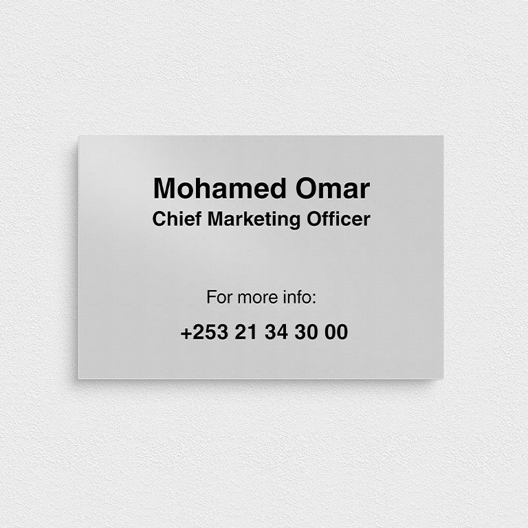 Panneau Dibond avec impression