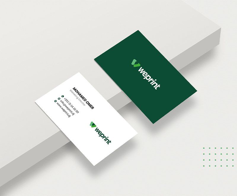 Cartes de visite standard