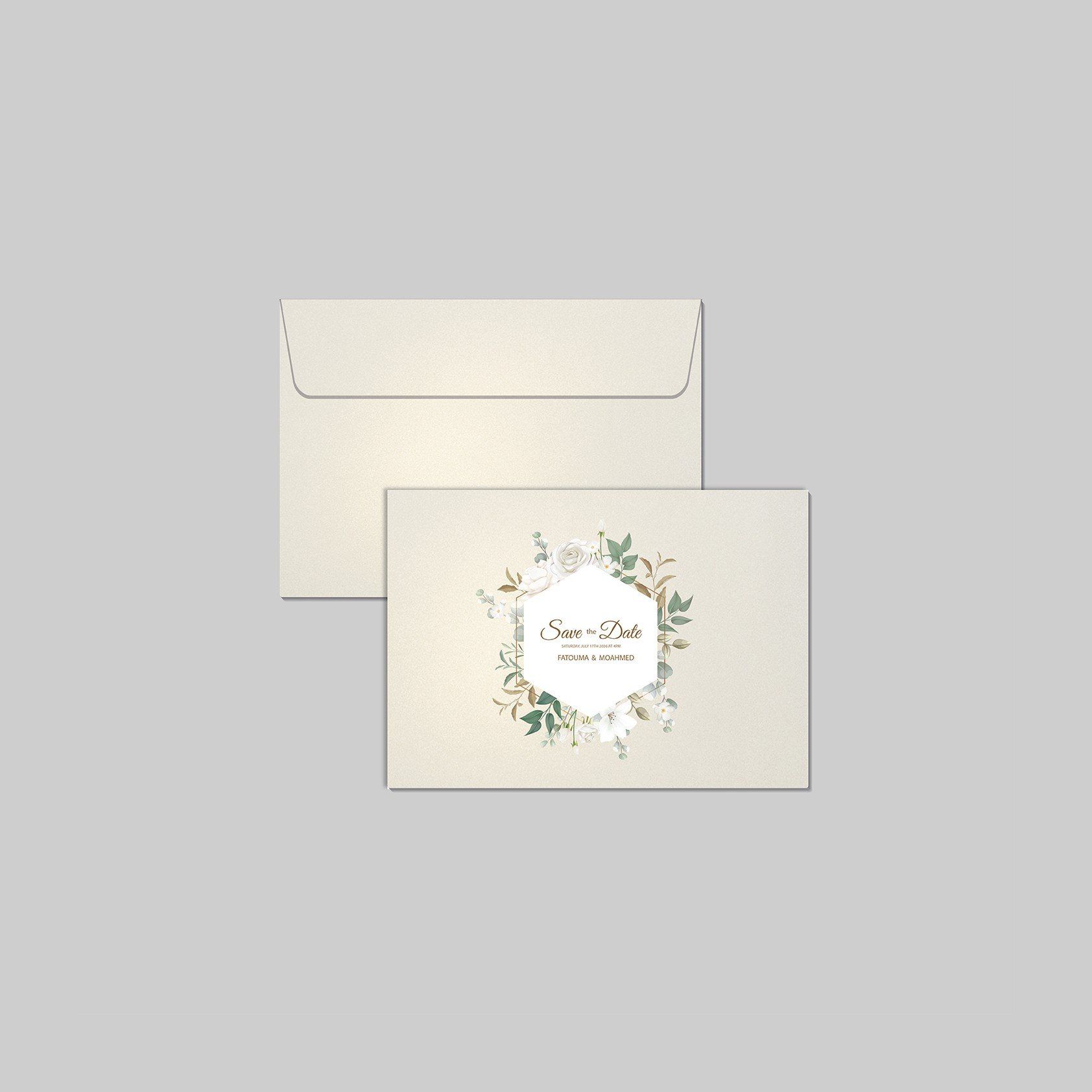 Enveloppe C5 - Or glacé