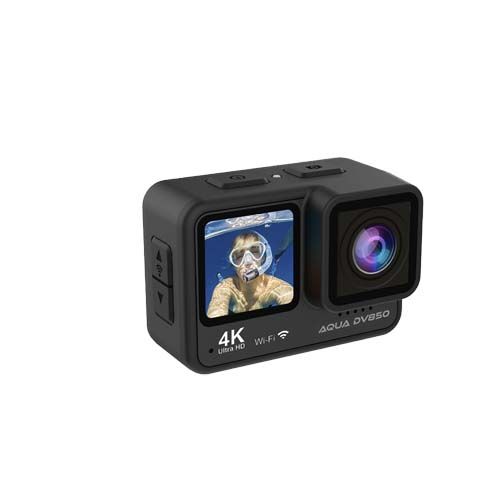 Action camera 4K a doppio schermo da 4K Prixton DV850  Aqua
