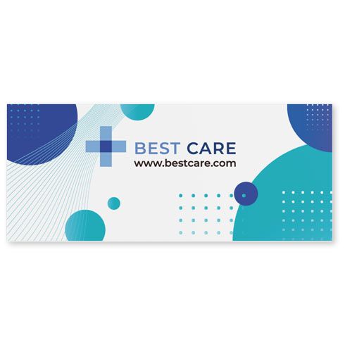 3 cerotti in mini busta di carta stampata a colori