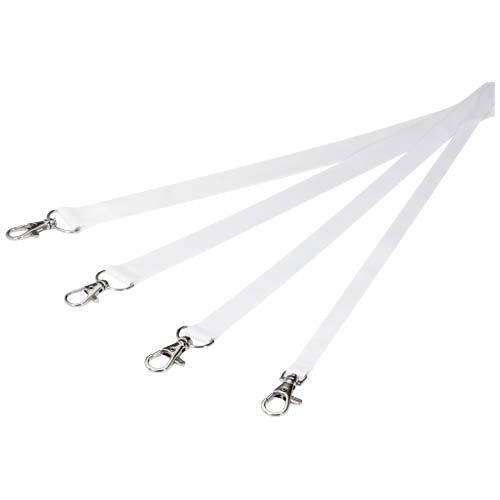 Lanyard in sublimazione in rPET Leia con 2 ganci