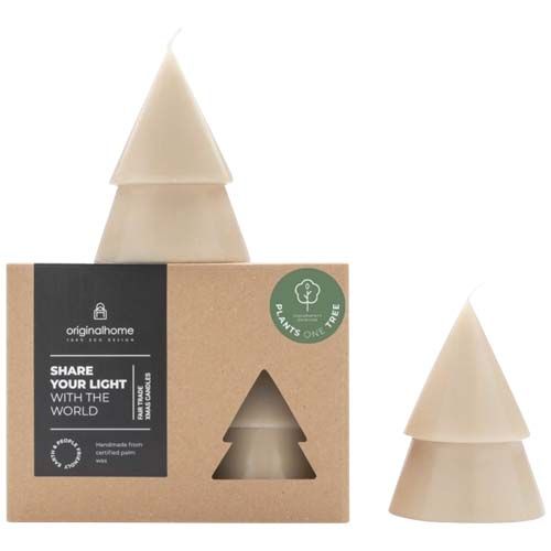 Set di due Candele a forma di albero di Natale - formato medio Originalhome